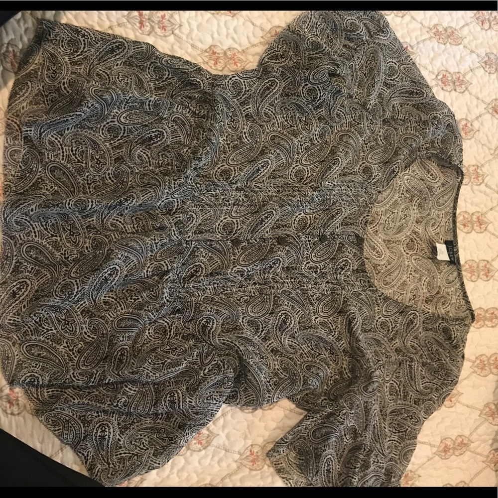 J Crew sheer blouse
